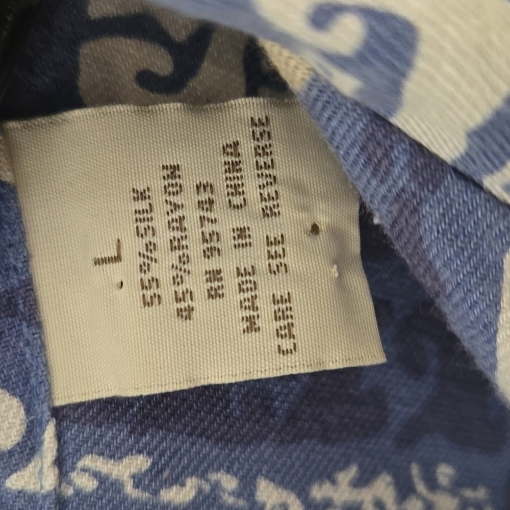 Island Republic Blue and Cream Men's Shirt - Picture 5 of 9